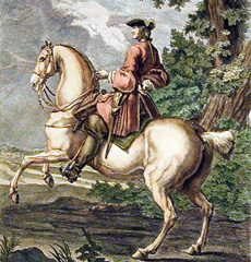 Johann Elias Ridinger, La Galope a Guache
